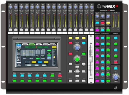 ELACOM - DIGIMIX18 TABLE DE MIXAGE NUMERIQUE